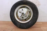 1977 Yamaha Chappy LB80 Front Wheel Hub Rim Assembly W/ Brake Panel. Fixed Price $79.00.
