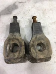 85 Yamaha Rear Back Axle Adjusters Chain Tensioners. Fixed Price $25.60.