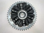2009 09-17 Yamaha FZ6R Rear Clutch Hub And Sprocket (49T). Fixed Price $99.99.