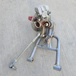 2001-2004 Honda TRX250EX Arm Left Front Wheel Hub Knuckle Caliper Rotor. Fixed Price $224.95.