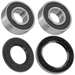 Front Wheel Ball Bearing And Seals Kit For Kawasaki EX500 Ninja 500R 94-09. Fixed Price $16.00.