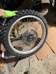 Honda 1986 Oem Front Wheel Rim Tire Hub.. Fixed Price $172.00.