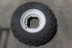 1986-1987 Honda TR200 Fat Cat Front Wheel Rim Kenda Max Tire 23.50X8-11. Fixed Price $399.95.