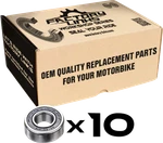 Factory Links Fits WBE-J-007 Wheel Bearings 6203 2RS Double Seal 17X40X12 (10. Fixed Price $79.95.