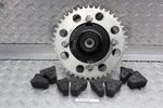 1988 Yamaha Route XV250 Rear Hub W/ Sprocket (44T) 5Y1-25366-00-98. Fixed Price $64.99.