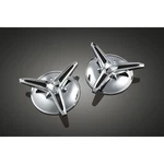 Kuryakyn Chrome Knock-off Center Caps 1243. Fixed Price $95.99.