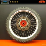 Genuine Oem 1990 Ktm 350 Exc Front Wheel Hub Rim Tire Rotor Assembly 54609001044. Fixed Price $53.20.
