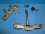 Kawasaki 1988 KX125 Triple Clamp #44037-1237, #44039-1177. Fixed Price $20.99.