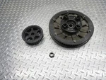 2008 06-16 Kawasaki Vulcan VN900 Oem Drive Belt Pulleys Front Rear Hub. Fixed Price $65.05.