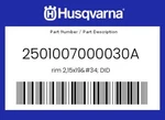 Husqvarna Genuine Rim 2,15X19" Did - 2501007000030A. Fixed Price $338.56.