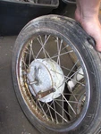 2000 Royal Enfield Bullet 500 Front Wheel Rim. Fixed Price $125.00.