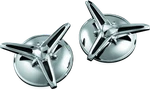 Kuryakyn Knock-off Center Caps For Trikes Chrome. Fixed Price $95.99.