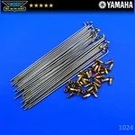 New Genuine Oem 74-76 Yamaha DT100 Front Wheel Spokes Set 276-25104-10-00. Fixed Price $47.88.