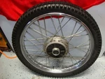 Honda Cm 90 Trail Ct Rear Wheel And Used Tire, 2.50X17" 1966-68.. Fixed Price $75.00.