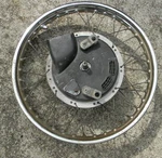 Triumph Bsa 19 Inch Conical Brake Front Wheel Assembly. Fixed Price $90.00.