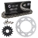 Sprocket Chain Set For Kawasaki KLR650 15/43 Tooth 520 O-ring Front Rear Combo. Fixed Price $79.95.