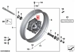 Genuine Bmw K50 K51 0A11 0A21 0A31 Wheel Hub Black Front 36318548034. Fixed Price $552.31.