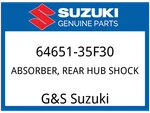 Suzuki Oem Part 64651-35F30 Absorber,rr Hub Shock. Fixed Price $42.28.