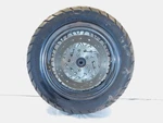 Harley Davidson Dyna Sportster & Softail Laced 16" Rear Wheel Rim Tire Chrome. Fixed Price $249.99.