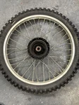 Honda XR200R 1984 Oem Front Wheel Rim Hub Spokes Tire 44601-KK0-000. Fixed Price $95.00.